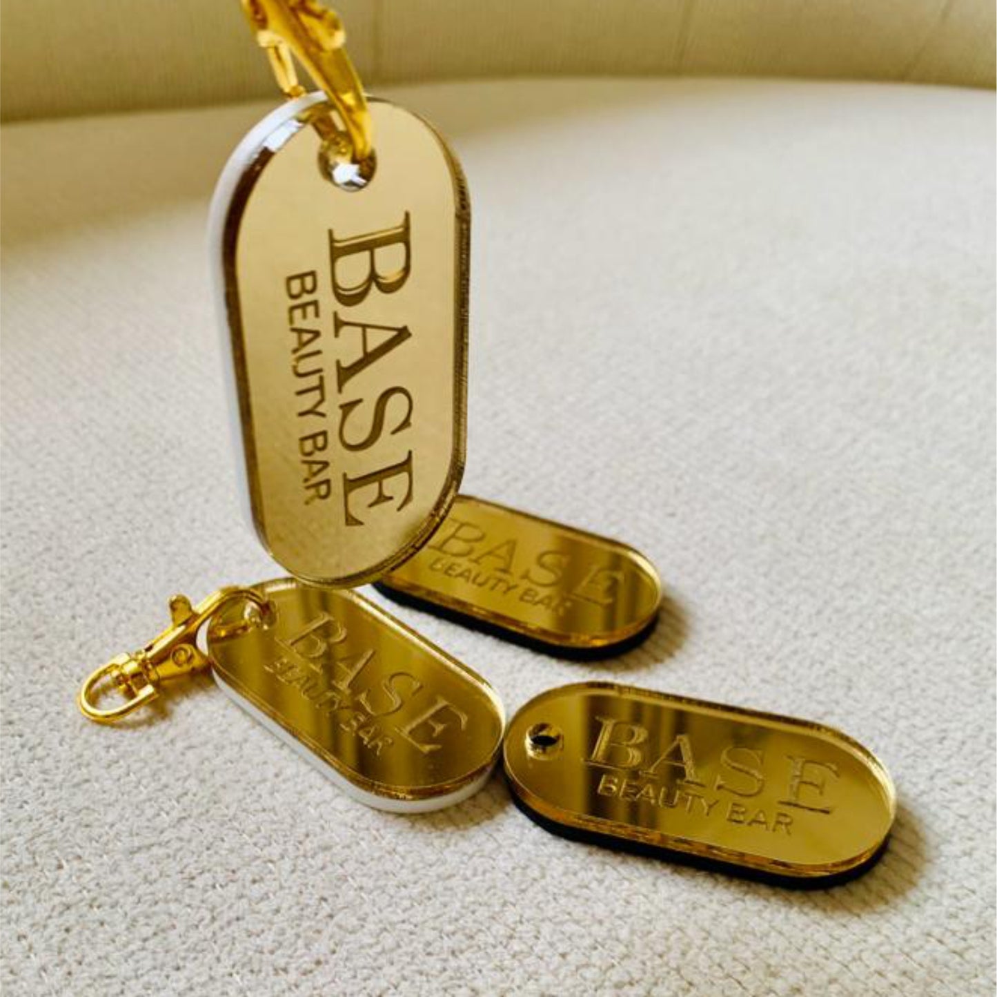 Acrylic Keyring - custom engraved