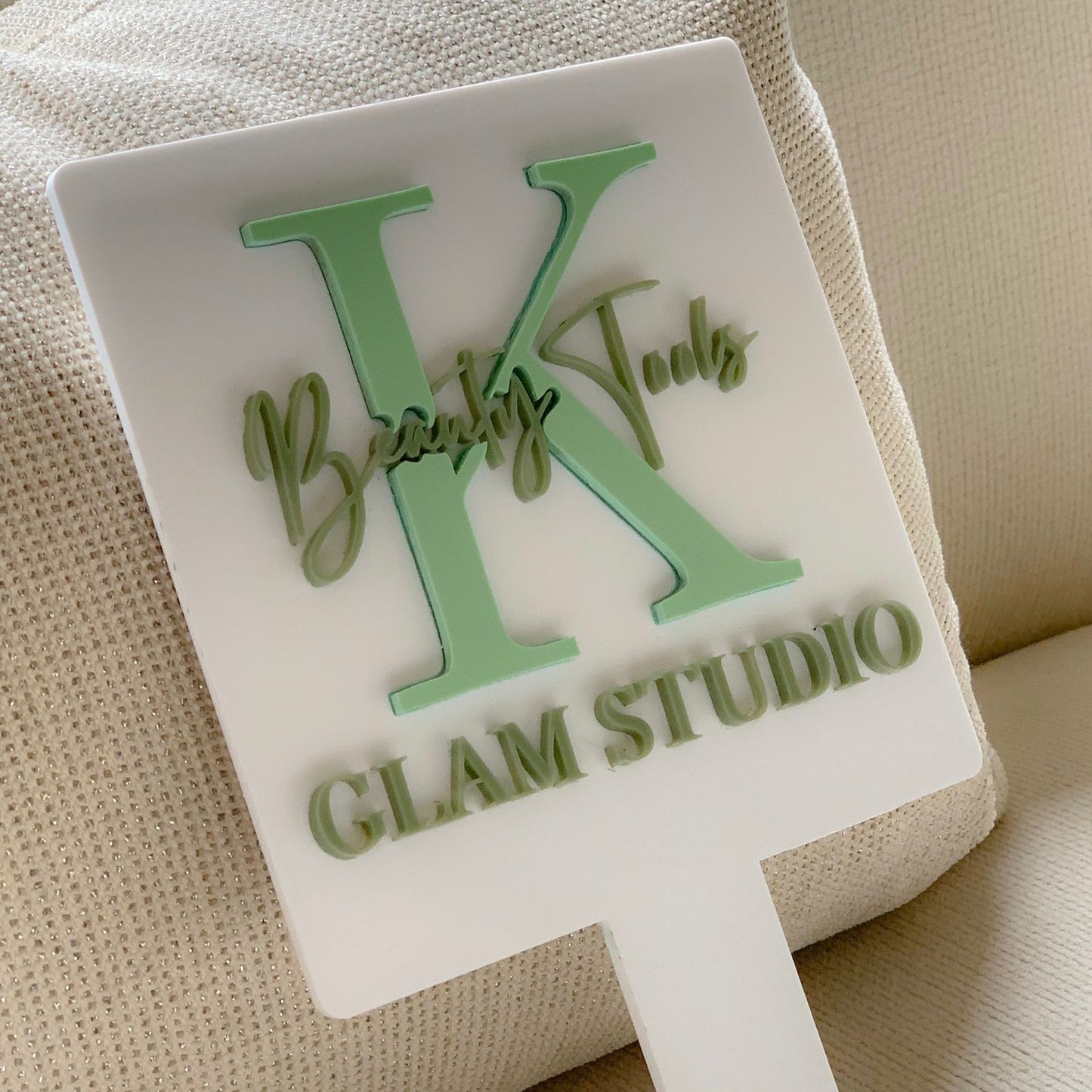 Acrylic hand mirror