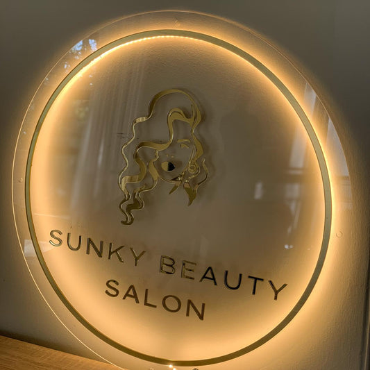 Custom LED Backlit Acrylic Sign – Eye-Catching Business Signage