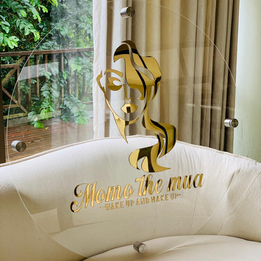 Personalized Clear Acrylic Business Sign – Sleek & Durable