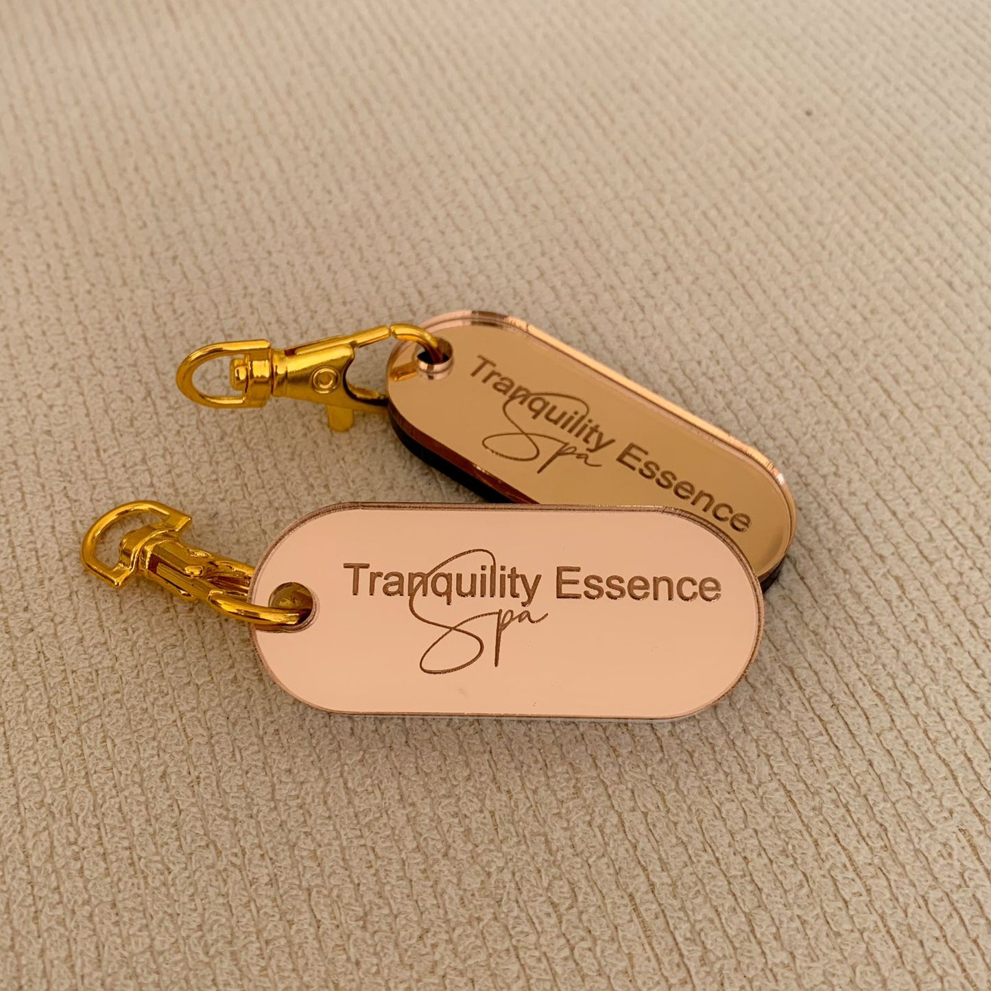 Acrylic Keyring - custom engraved