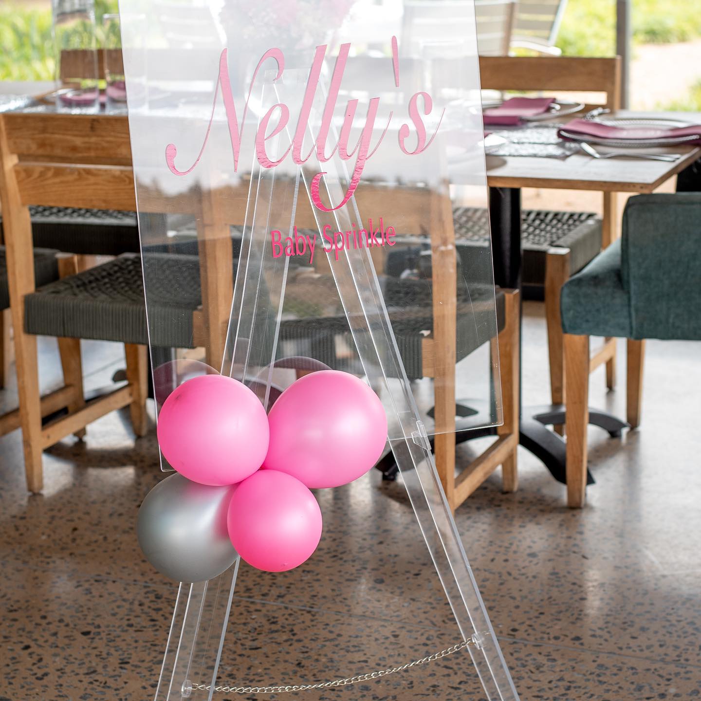 Acrylic Welcome Sign