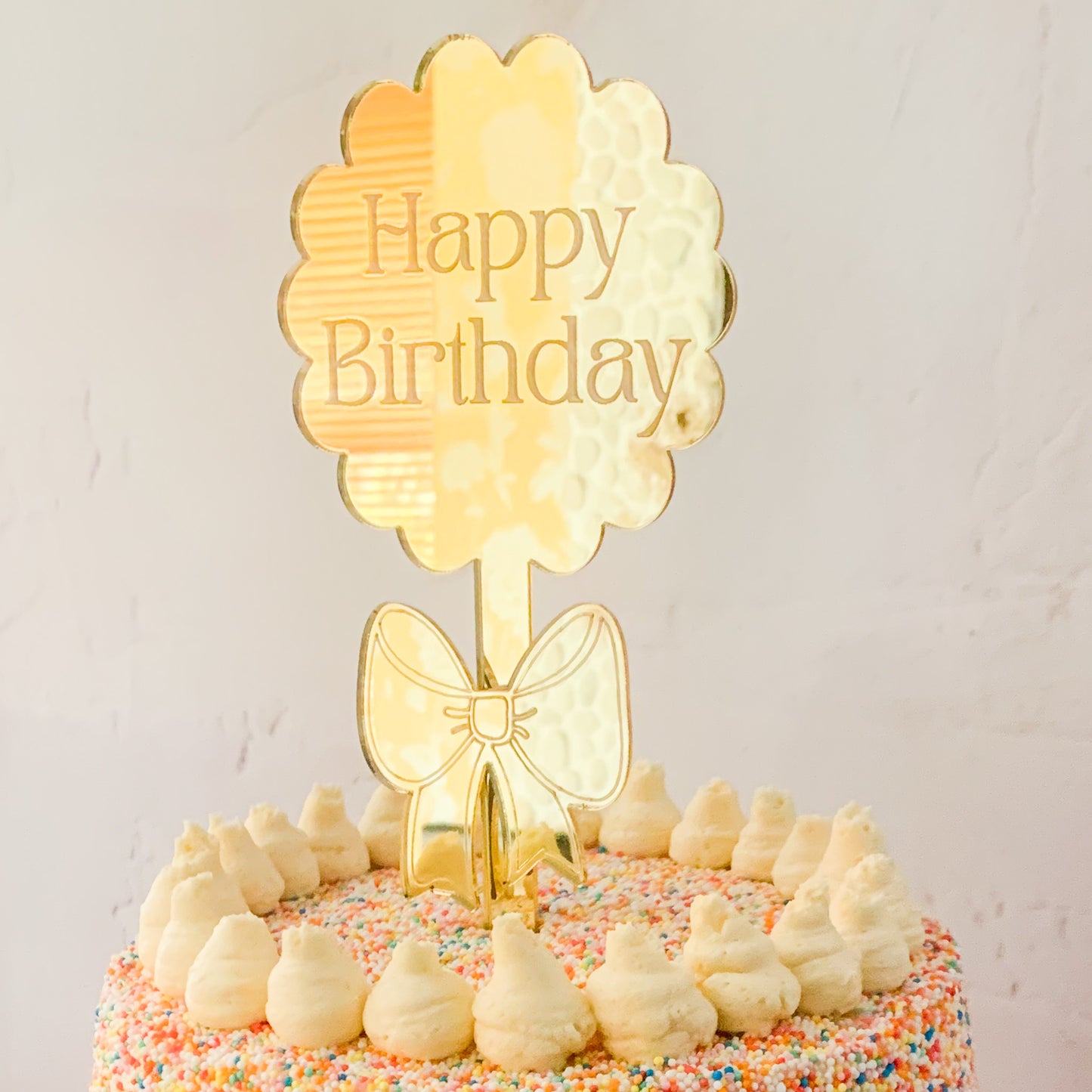 Bow Cake topper