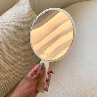 Acrylic hand mirror