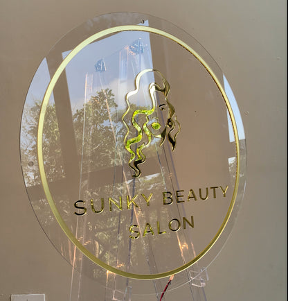 Custom LED Backlit Acrylic Sign – Eye-Catching Business Signage