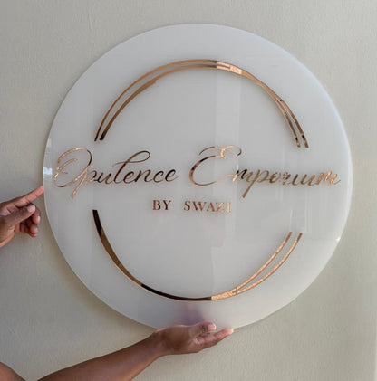 Opel Acrylic Business Signs for Modern Shops & Salons