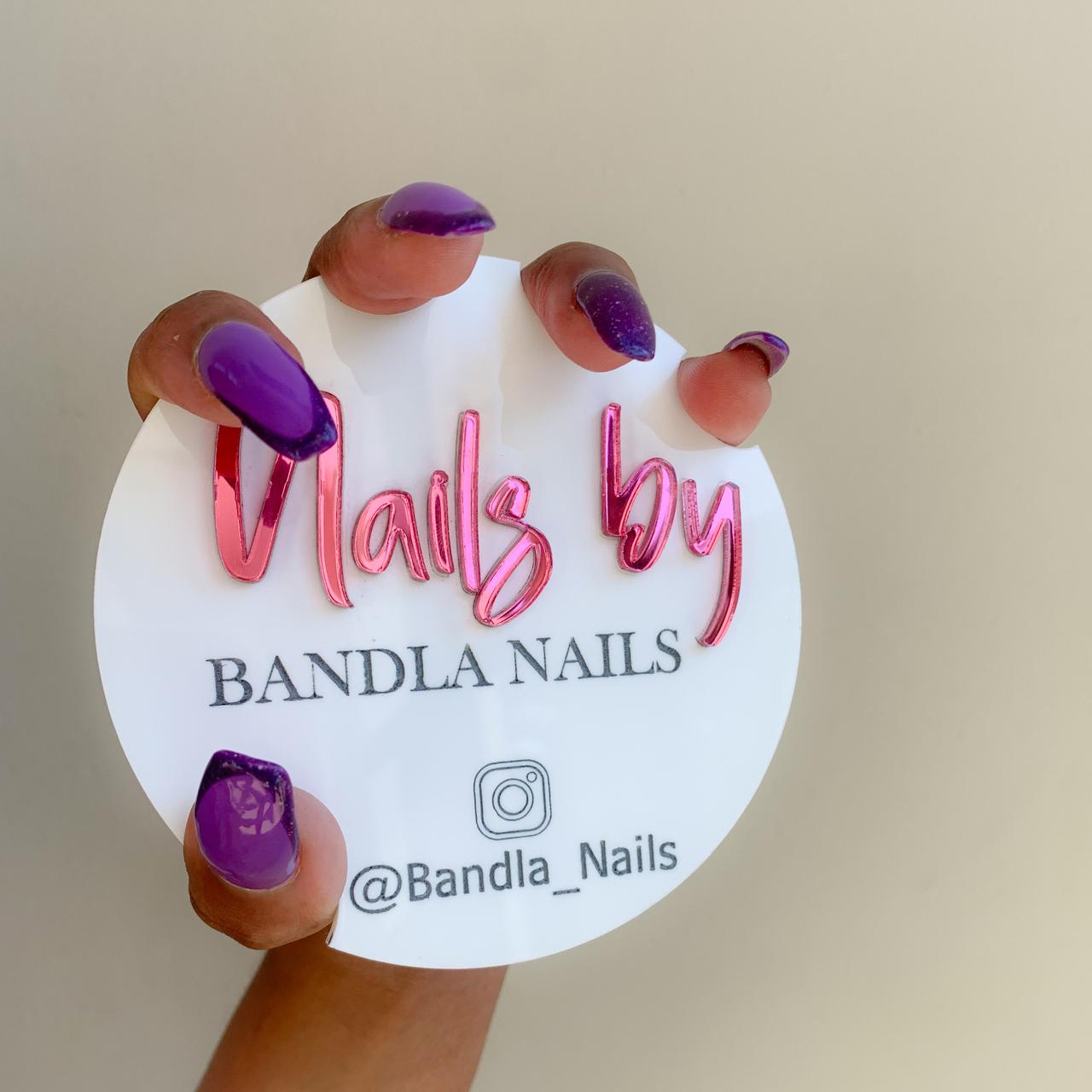 Acrylic Nailfie disk