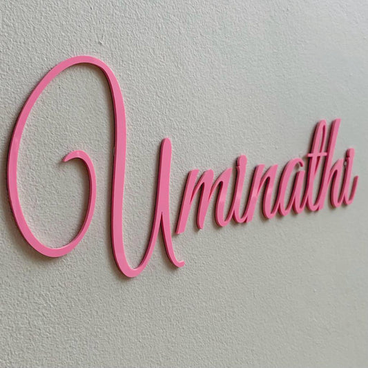 Pastel Acrylic Name Plaque