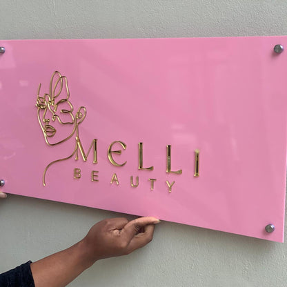 Colourful Acrylic business Sign