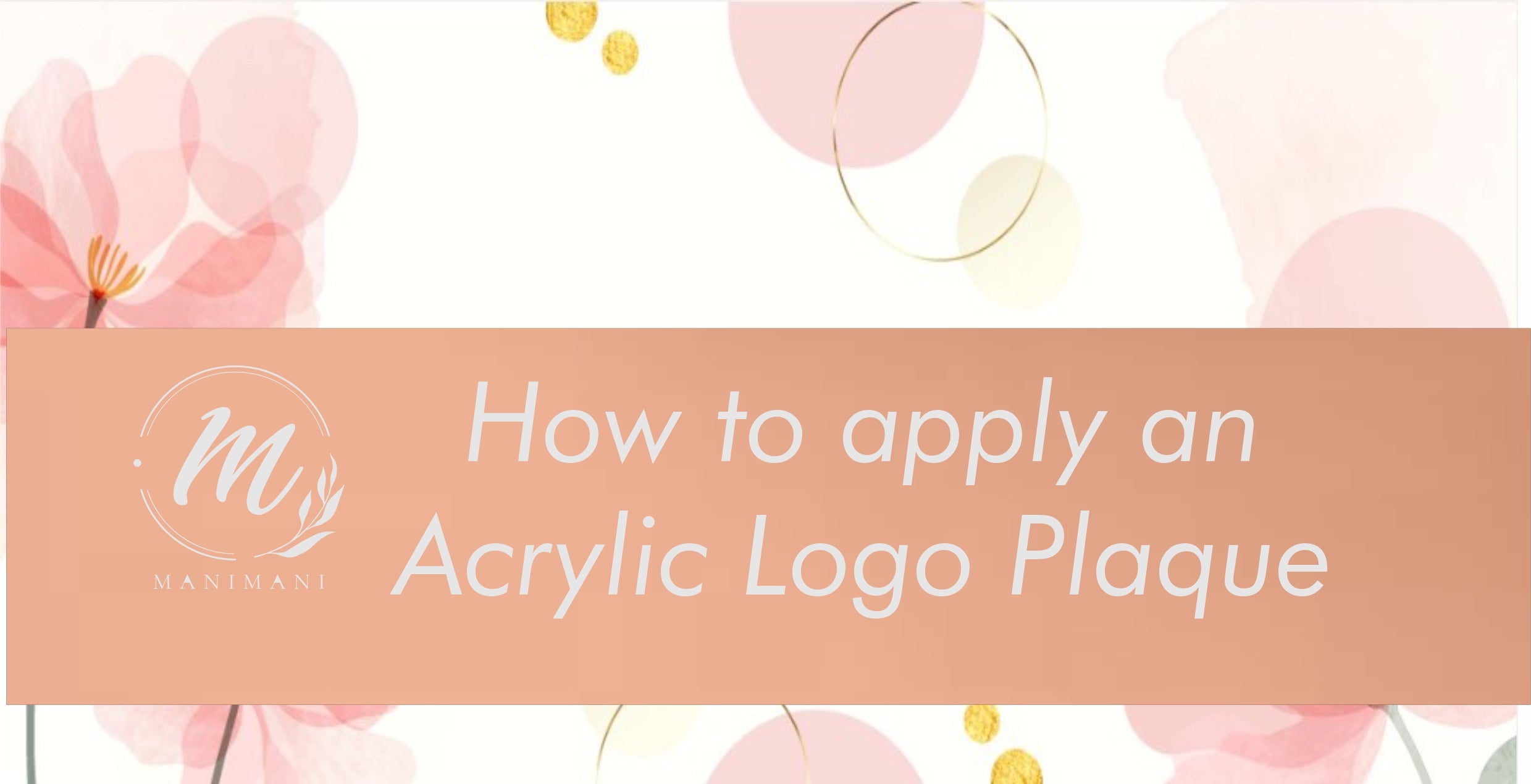 Load video: Step by Step guide to installing a acrylic logo plaque