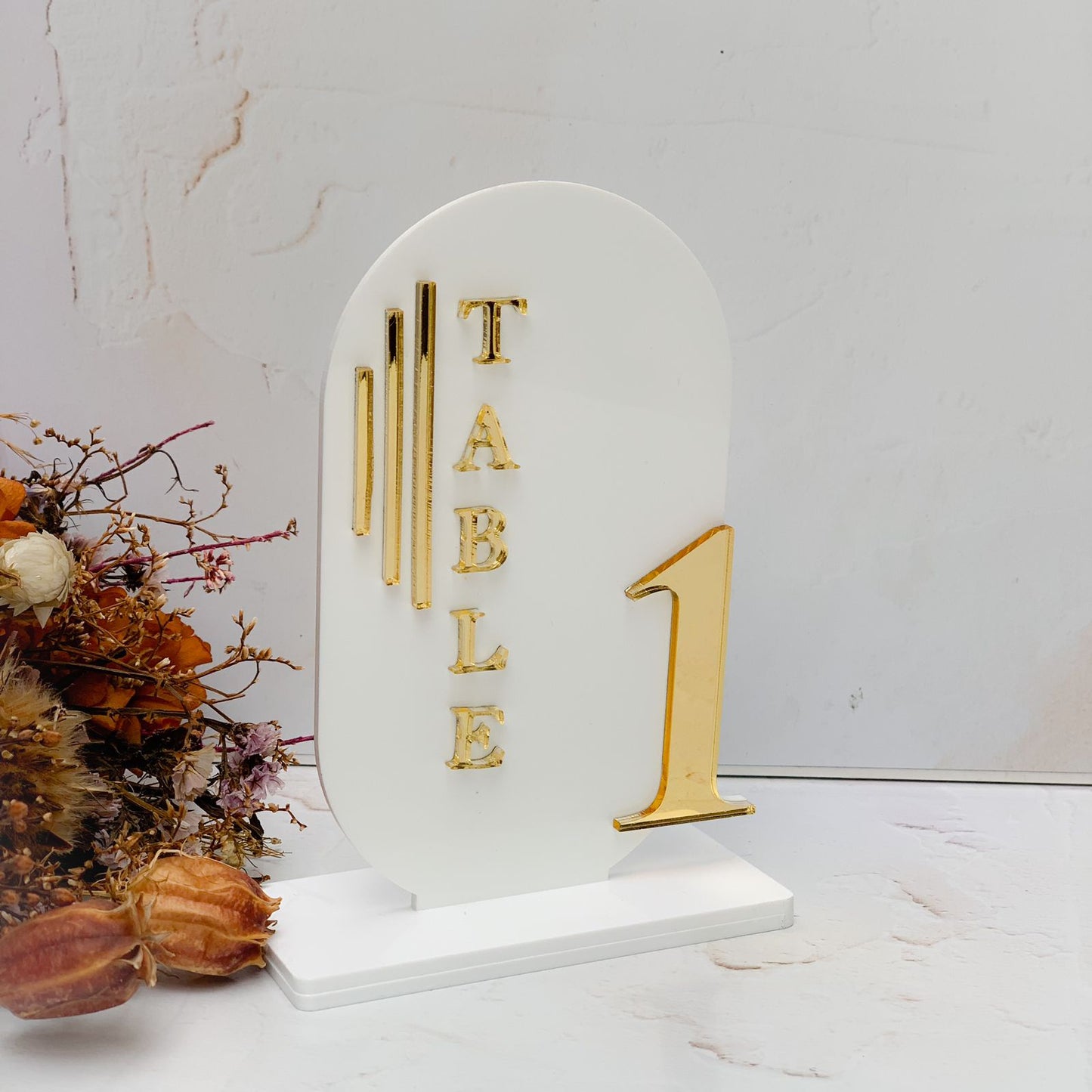 Acrylic Table Numbers