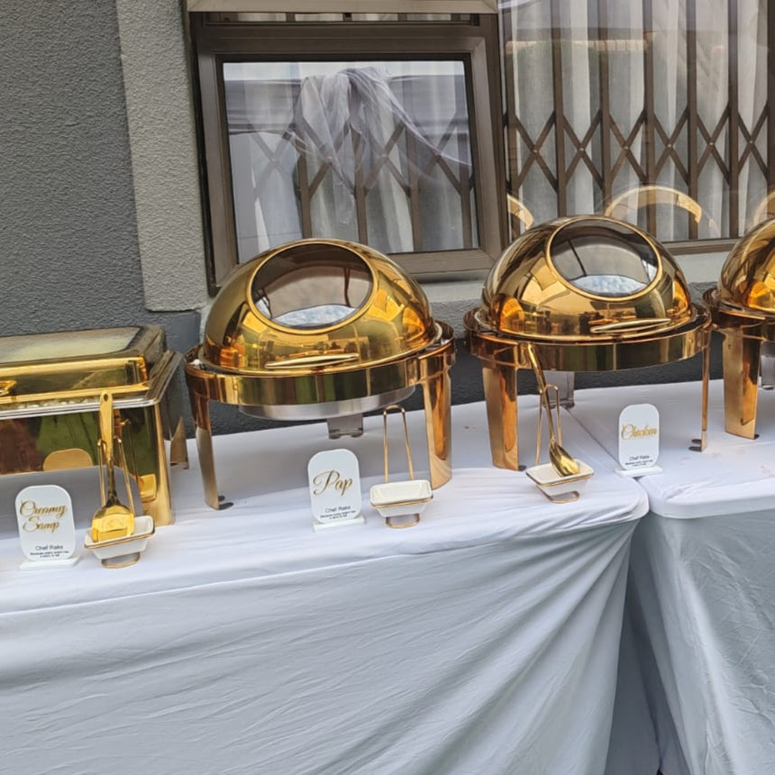 Catering Menu Acrylic Stands - Set of 10