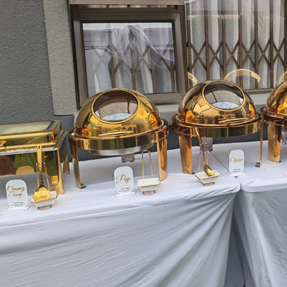 Catering Menu Acrylic Stands - Set of 10