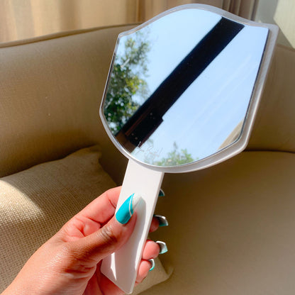 Acrylic hand mirror