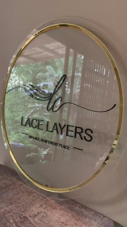 Custom LED Backlit Acrylic Sign – Eye-Catching Business Signage