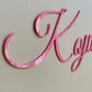 Pastel Acrylic Name Plaque