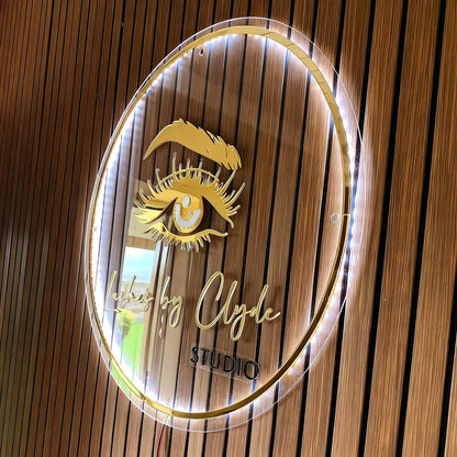 Custom LED Backlit Acrylic Sign – Eye-Catching Business Signage