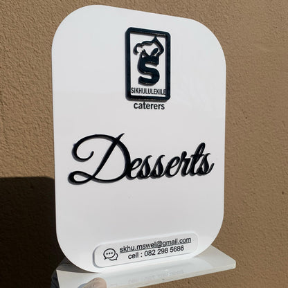 A4 Menu stands