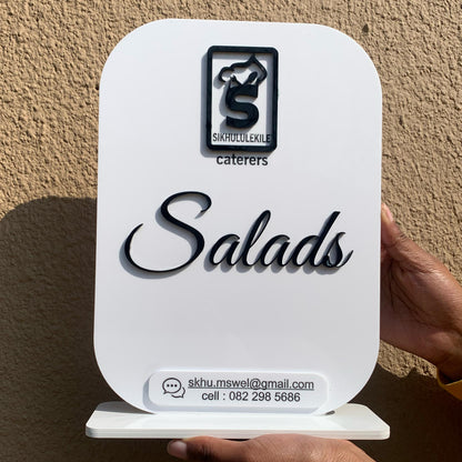 A4 Menu stands