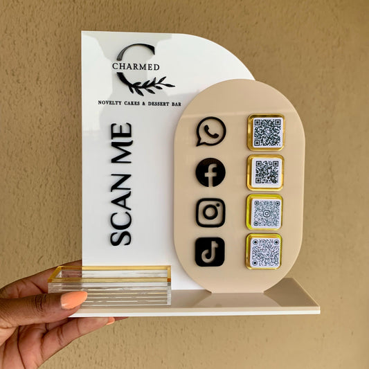 Dual Social Media Sign