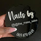 Acrylic Nailfie disk