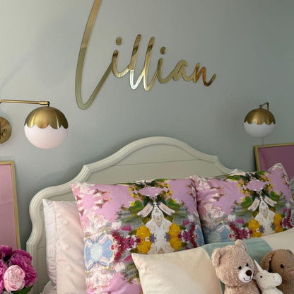 Acrylic Mirror Name Plaque