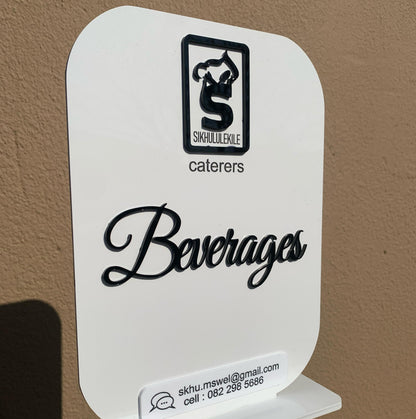 A4 Menu stands