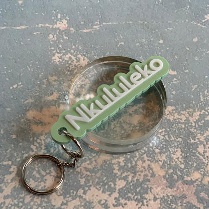 Layered Acrylic Kids Keyrings – School Bag Charms & Party Gifts