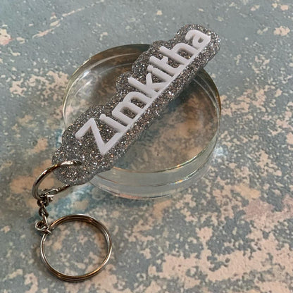 Layered Acrylic Kids Keyrings – School Bag Charms & Party Gifts