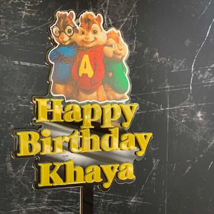 Custom Acrylic Cake Toppers – Creative & Novelty Designs