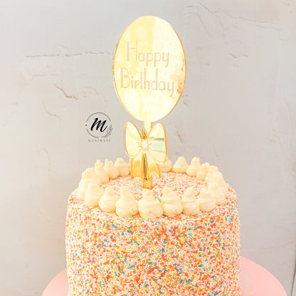 Bow Cake topper