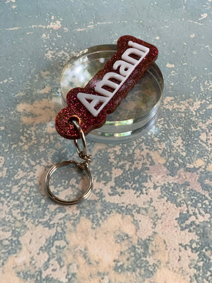 Layered Acrylic Kids Keyrings – School Bag Charms & Party Gifts