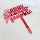 Personalised Cake topper