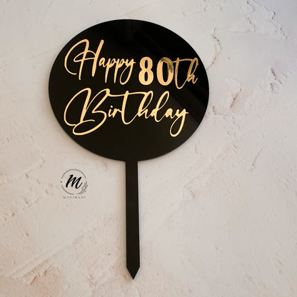 Acrylic Cake Topper