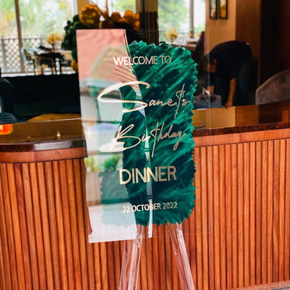 Painted Acrylic Welcome Signs – Custom Event Signage