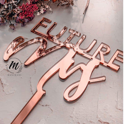 Custom Acrylic Cake Topper – Personalised Text