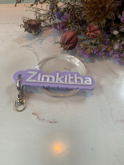 Layered Acrylic Kids Keyrings – School Bag Charms & Party Gifts