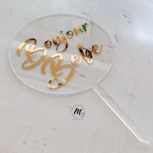 Acrylic Cake Topper